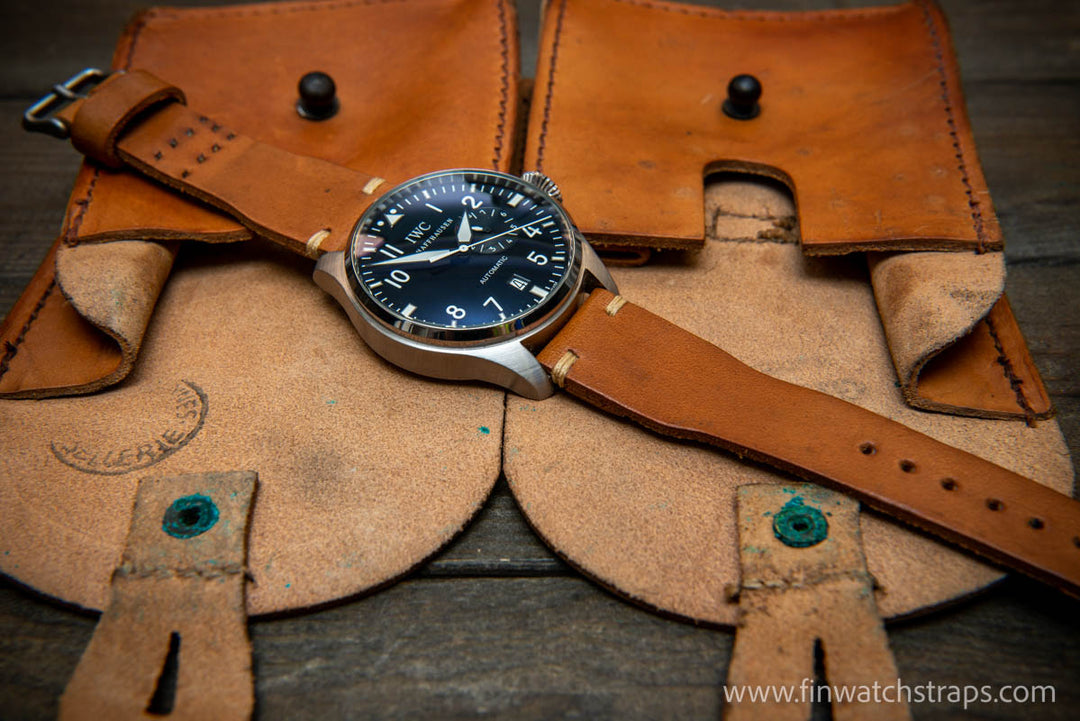 Herkunft und Eigenschaften des in FinWatchStraps verwendeten Militärleders
