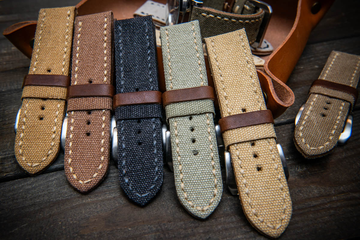 Canvas Watch Straps Collection, Custom-made