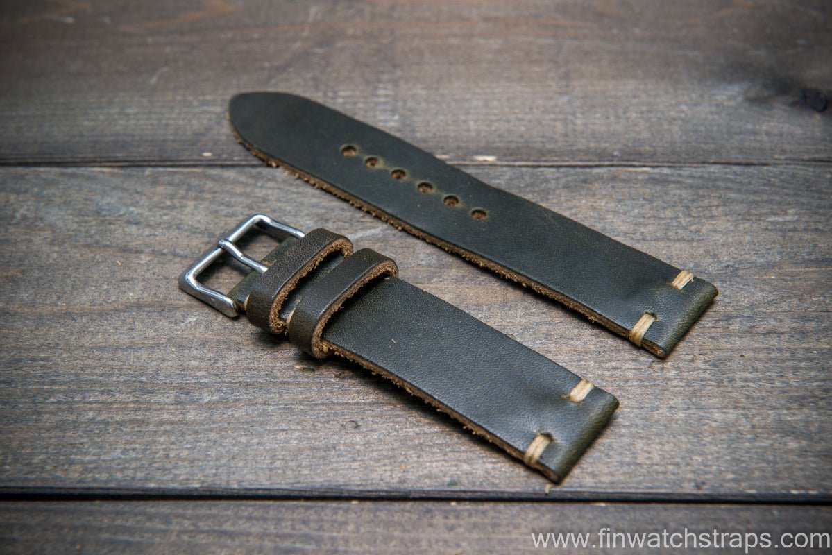 Horween Dublin Olive - finwatchstraps