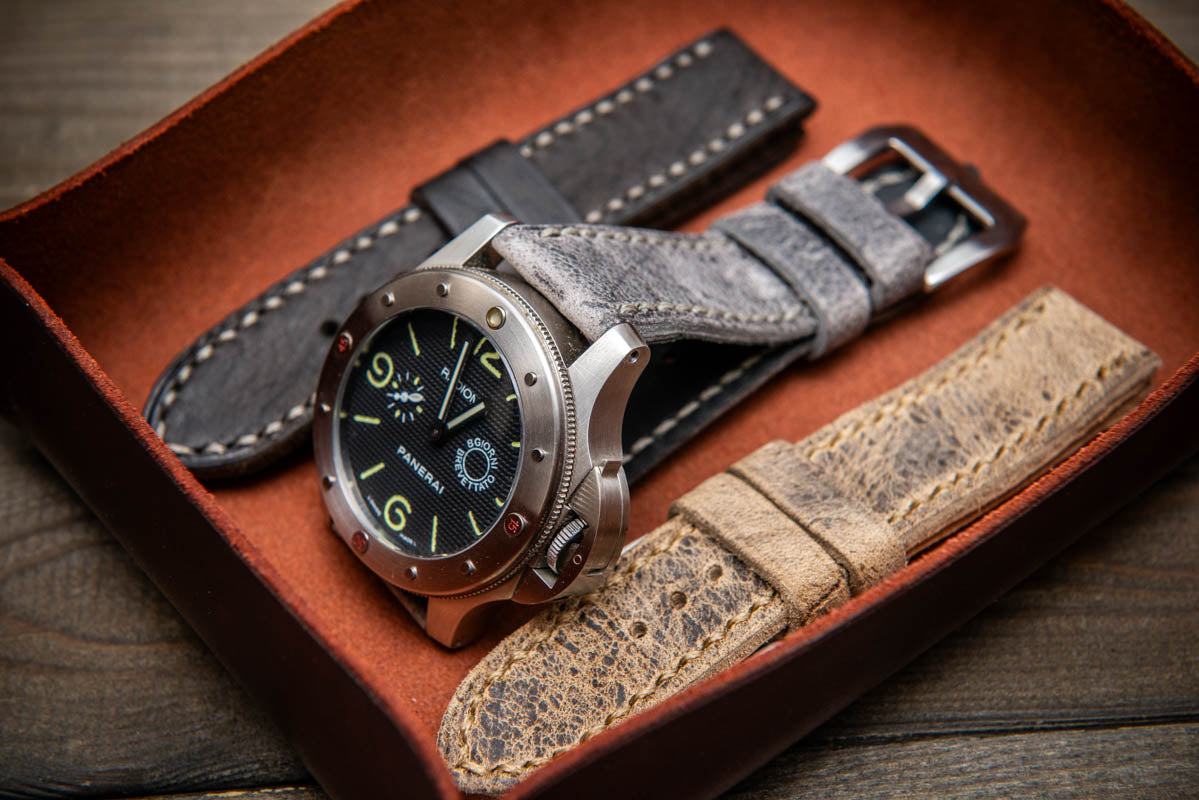 Watch strap. African kudu (wild).Handmade in Finland.