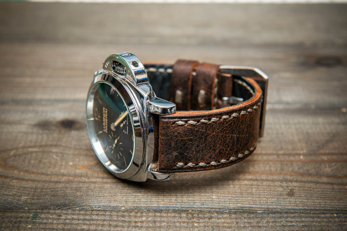 Wild African Kudu Leather Watch Strap – Safari Brown Edition