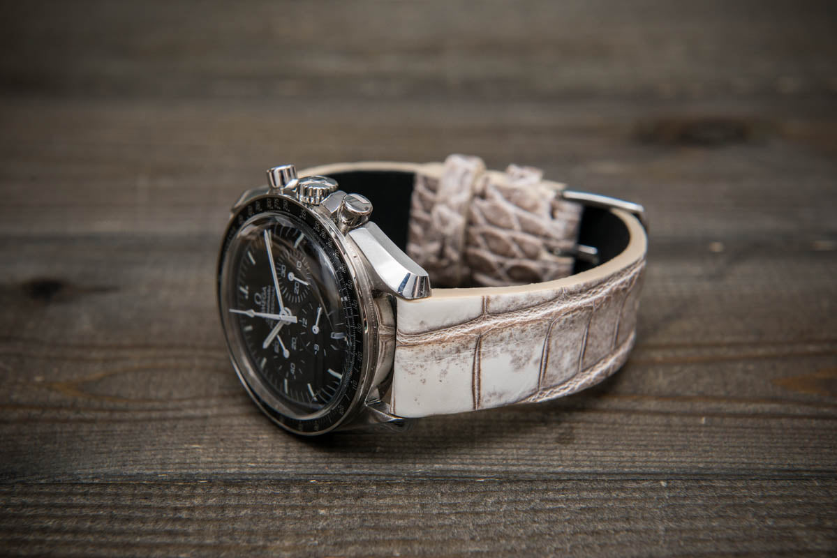 Leather Cinturini Alligatore Leather Strap Cinturino Pelle