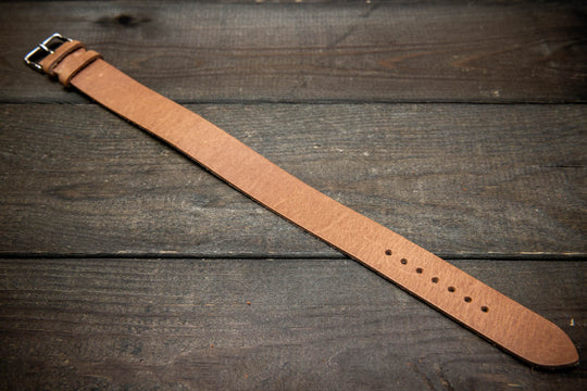 One-piece, single pass watch band, watch strap 10-26 mm