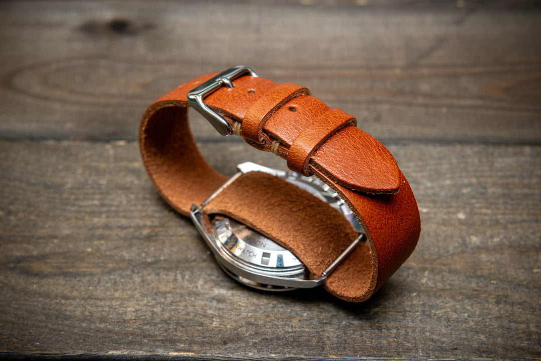 One-piece, single pass watch band, watch strap 10-26 mm