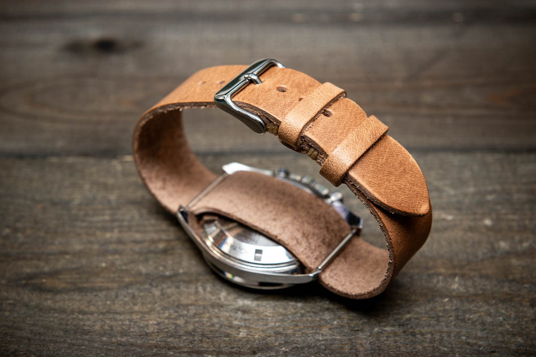 One-piece, single pass watch band, watch strap 10-26 mm