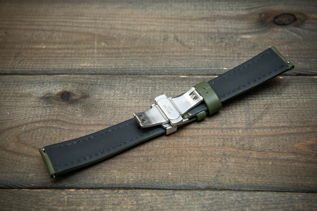 Watch strap, watch band, leather watch strap, leather watch band, finwatchstraps