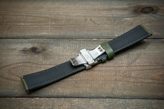 Watch strap, watch band, leather watch strap, leather watch band, finwatchstraps