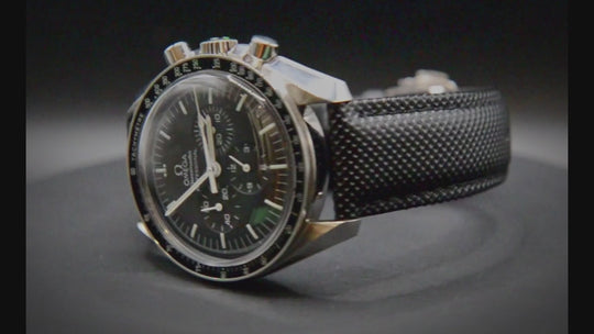 Sailcloth quick-release watch strap for Omega watches with Omega style clasp. Watch lugs: 22x20 mm, 21x20 mm, 20x18 mm, 19x18 mm