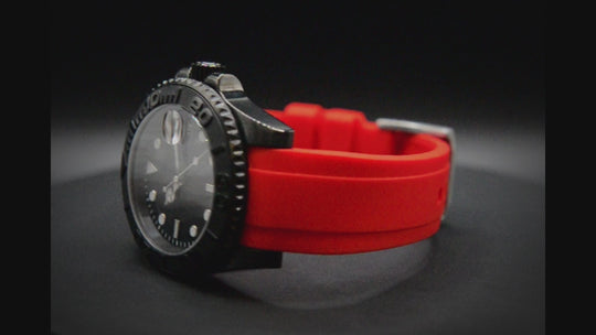MoonSwatch Luxus-Uhrenarmband, wasserdichtes Uhrenarmband, Fluorkautschuk (FKM)-Uhrenarmband, Premium-Qualität, für den Sport, Breite: 18, 20, 21, 22 mm.