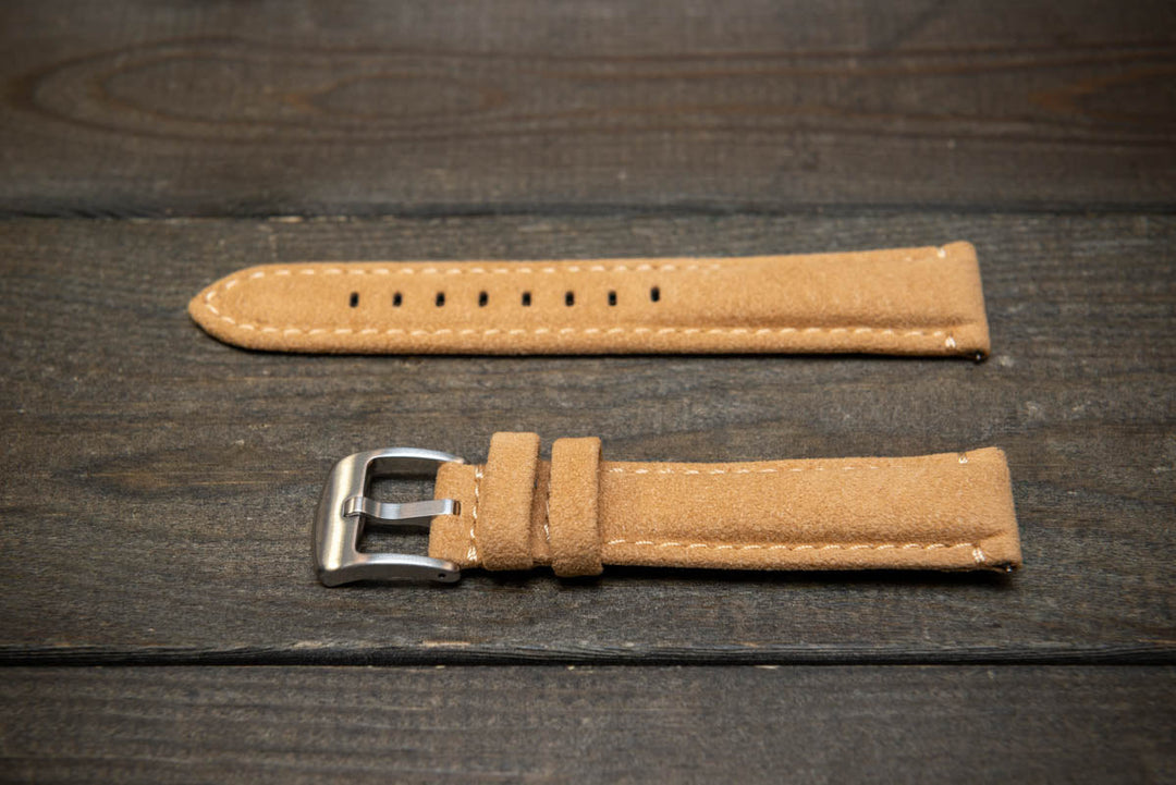 Alcantara Watch Strap, Premium Alcantara Watch Band 20 mm , 22 mm. - finwatchstraps