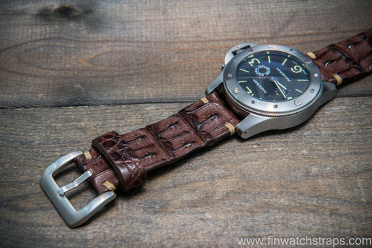 Watch strap, watch band, leather watch strap, leather watch band, finwatchstraps