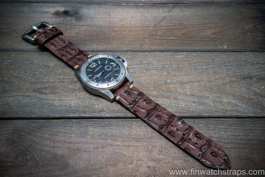 Watch strap, watch band, leather watch strap, leather watch band, finwatchstraps