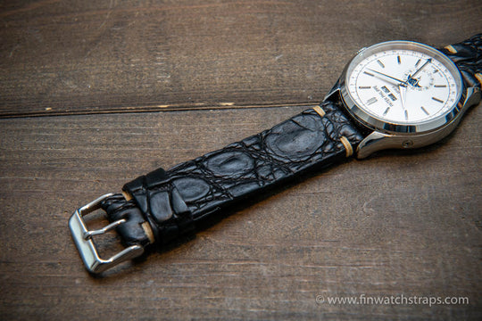 Watch strap, watch band, leather watch strap, leather watch band, finwatchstraps