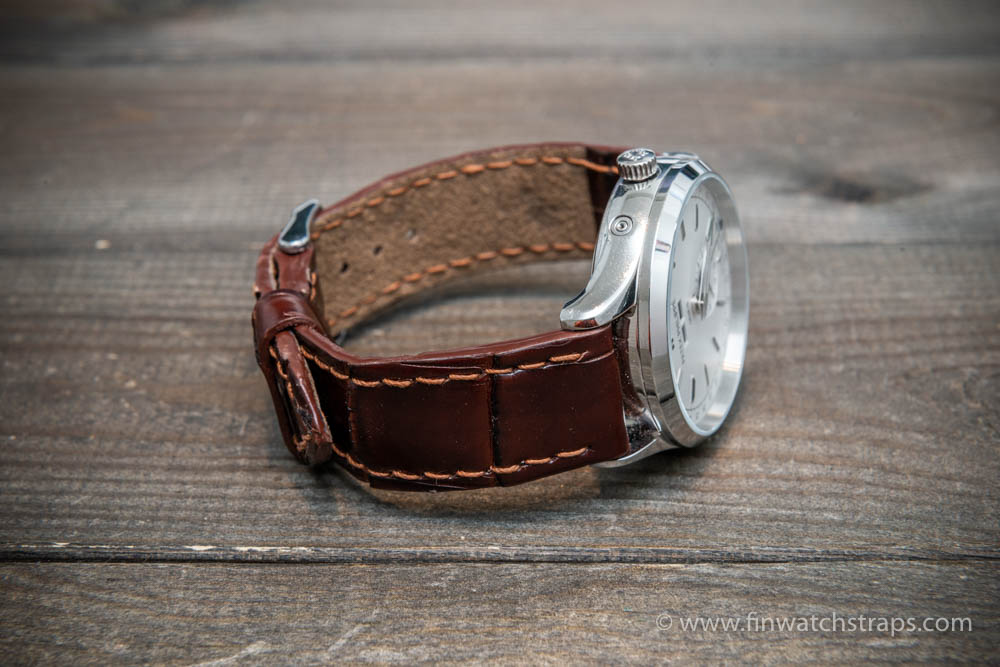 Watch strap, watch band, leather watch strap, leather watch band, finwatchstraps