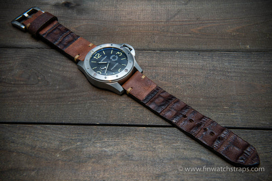 Watch strap, watch band, leather watch strap, leather watch band, finwatchstraps