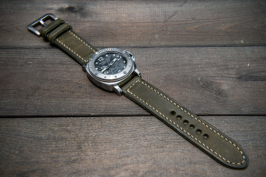 Watch strap, watch band, leather watch strap, leather watch band, finwatchstraps