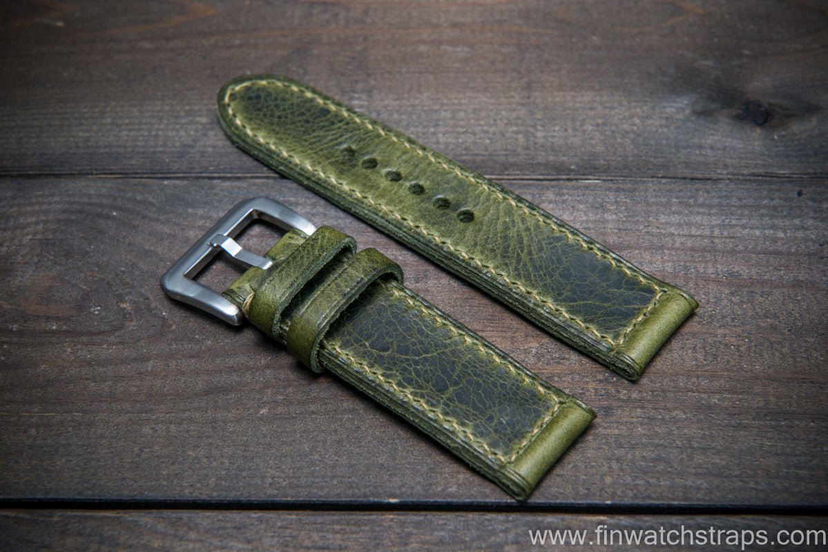 Watch strap, watch band, leather watch strap, leather watch band, finwatchstraps