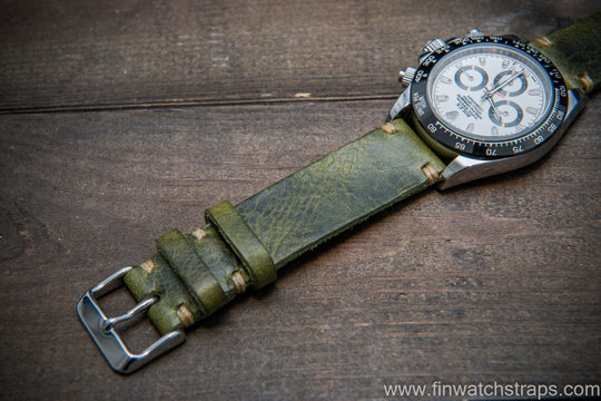 Watch strap, watch band, leather watch strap, leather watch band, finwatchstraps