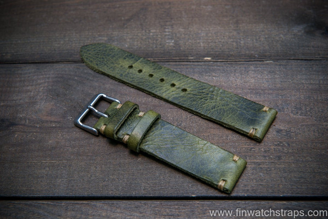 Watch strap, watch band, leather watch strap, leather watch band, finwatchstraps