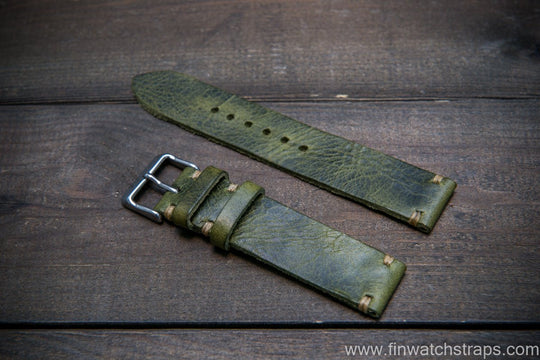 Watch strap, watch band, leather watch strap, leather watch band, finwatchstraps
