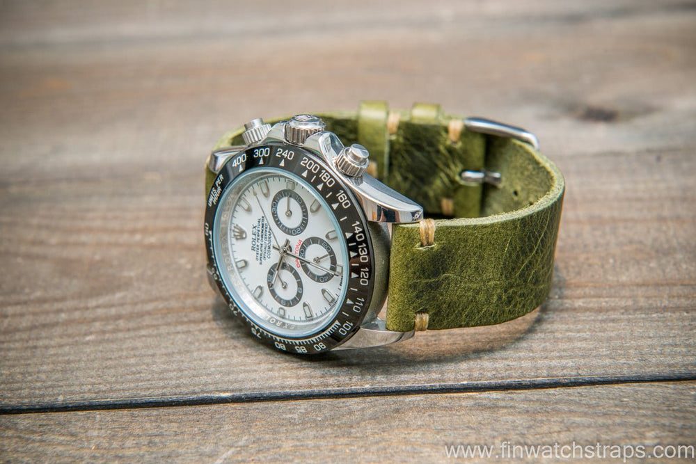 Watch strap, watch band, leather watch strap, leather watch band, finwatchstraps