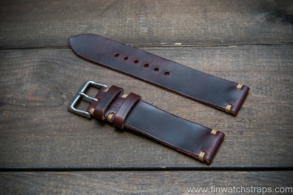 Watch strap, watch band, leather watch strap, leather watch band, finwatchstraps