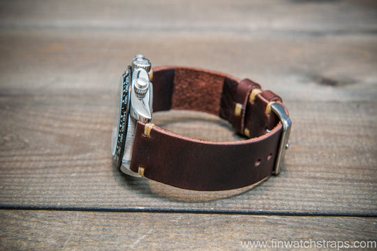 Watch strap, watch band, leather watch strap, leather watch band, finwatchstraps