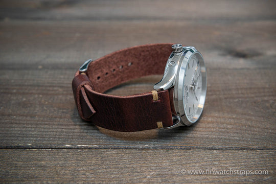 Watch strap, watch band, leather watch strap, leather watch band, finwatchstraps