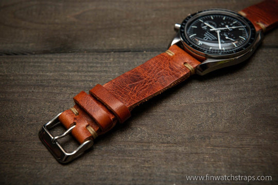 Watch strap, watch band, leather watch strap, leather watch band, finwatchstraps