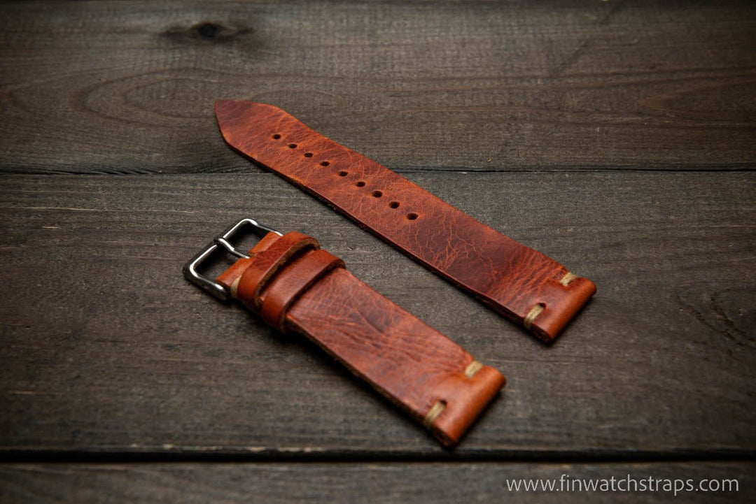 Watch strap, watch band, leather watch strap, leather watch band, finwatchstraps