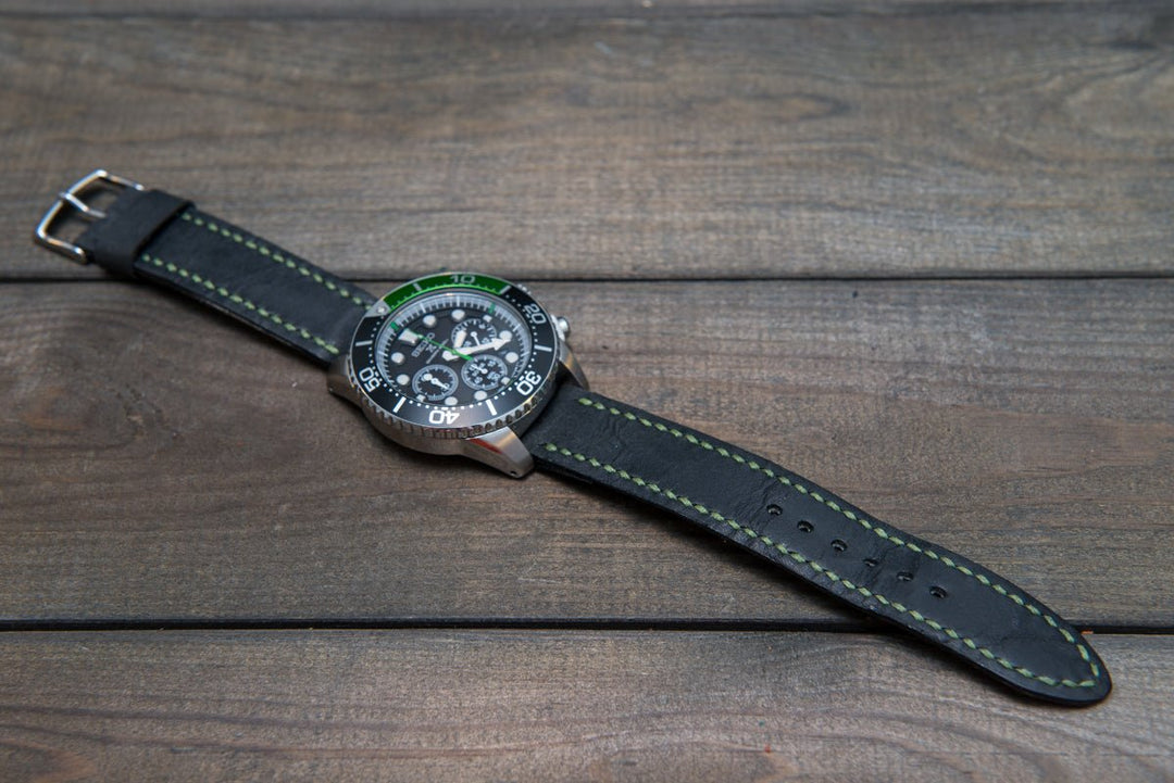 Watch strap, watch band, leather watch strap, leather watch band, finwatchstraps