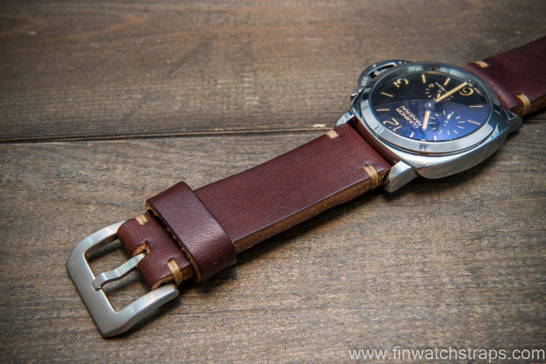 Watch strap, watch band, leather watch strap, leather watch band, finwatchstraps