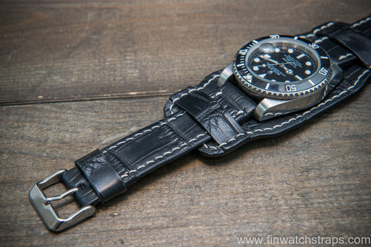 Watch strap, watch band, leather watch strap, leather watch band, finwatchstraps