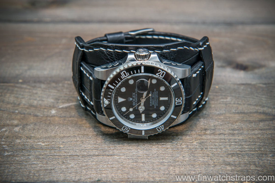Watch strap, watch band, leather watch strap, leather watch band, finwatchstraps