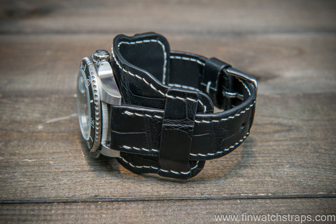 Watch strap, watch band, leather watch strap, leather watch band, finwatchstraps