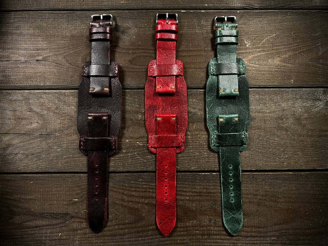 Watch strap, watch band, leather watch strap, leather watch band, finwatchstraps