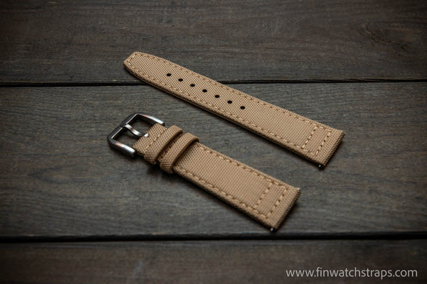 Canvas waterproof watch strap 17mm 18mm 19 mm 20 mm 21