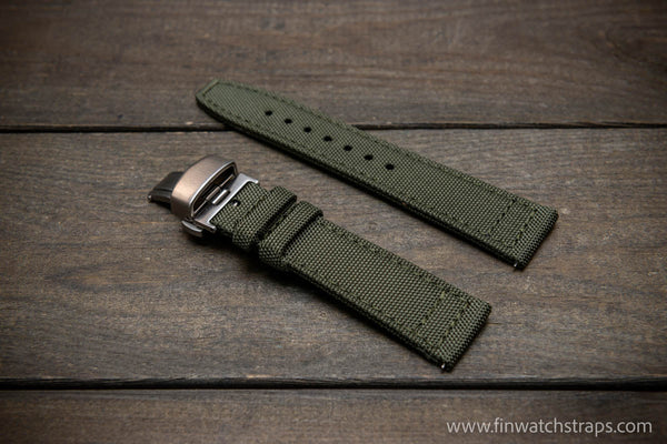 Canvas waterproof watch strap 17mm 18mm 19 mm 20 mm 21 mm 22 mm