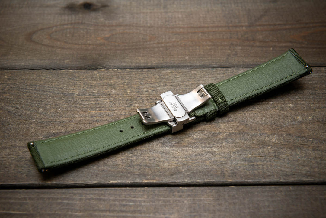 Watch strap, watch band, leather watch strap, leather watch band, finwatchstraps