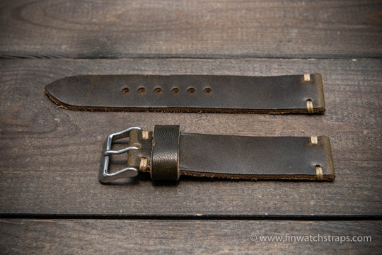 Watch strap, watch band, leather watch strap, leather watch band, finwatchstraps