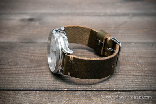 Watch strap, watch band, leather watch strap, leather watch band, finwatchstraps