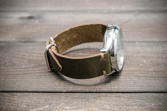 Watch strap, watch band, leather watch strap, leather watch band, finwatchstraps