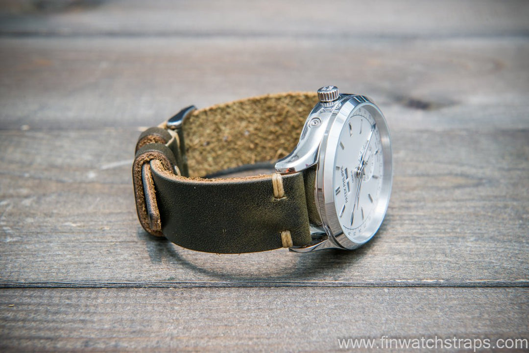 Watch strap, watch band, leather watch strap, leather watch band, finwatchstraps