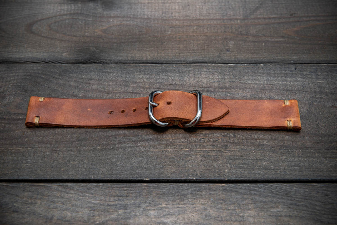 Italian leather watch band, Caramel color. Premium quality watch strap 16 mm, 17 mm, 18mm, 19 mm, 20 mm, 21 mm, 22mm, 23 mm, 24 mm - finwatchstraps