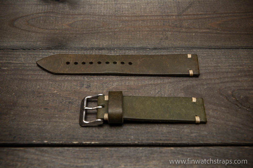 Watch strap, watch band, leather watch strap, leather watch band, finwatchstraps