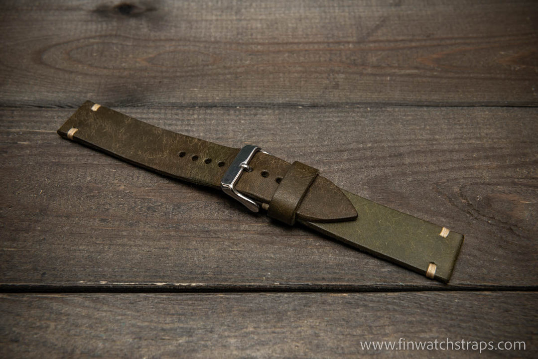 Watch strap, watch band, leather watch strap, leather watch band, finwatchstraps