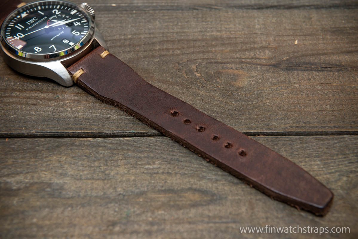 Watch strap, watch band, leather watch strap, leather watch band, finwatchstraps