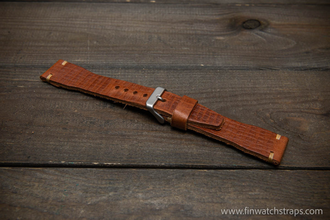 Watch strap, watch band, leather watch strap, leather watch band, finwatchstraps