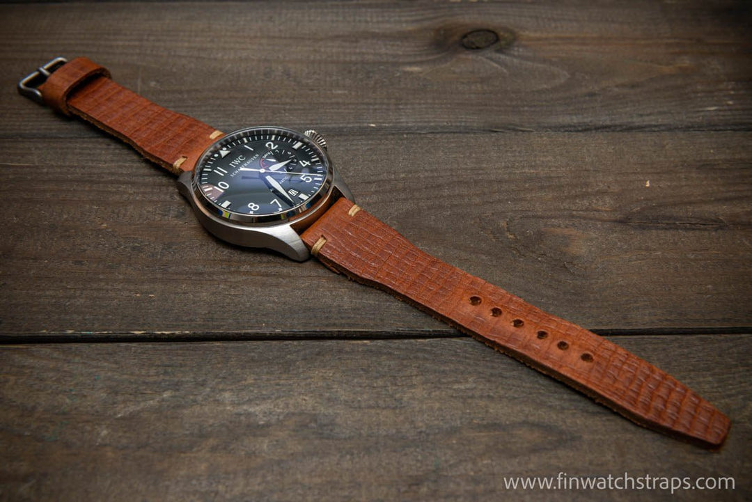 Watch strap, watch band, leather watch strap, leather watch band, finwatchstraps