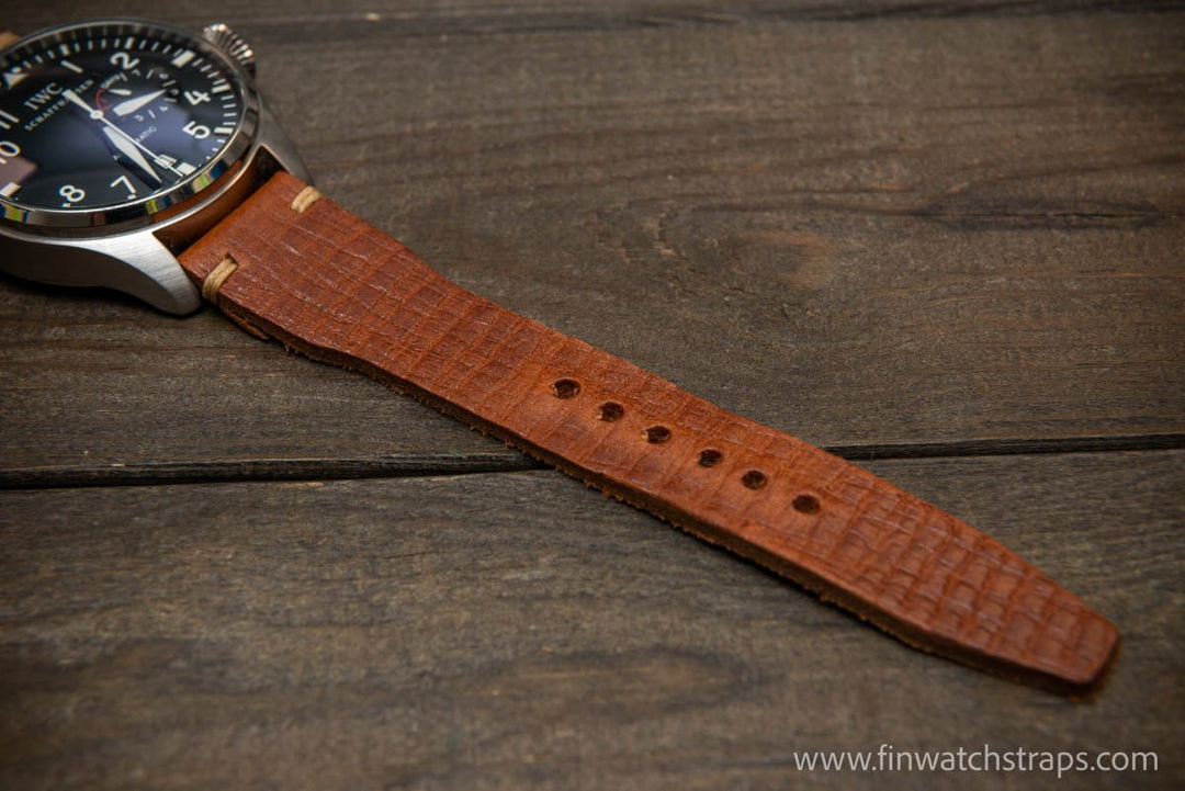 Watch strap, watch band, leather watch strap, leather watch band, finwatchstraps